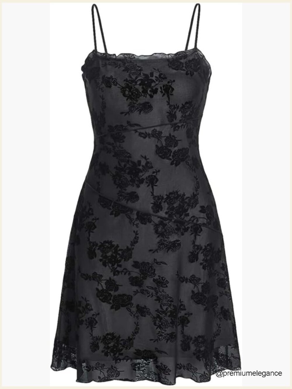 Women's Mini Dress Floral Spaghetti Strap Mesh Short Dresses Going Out Sundress